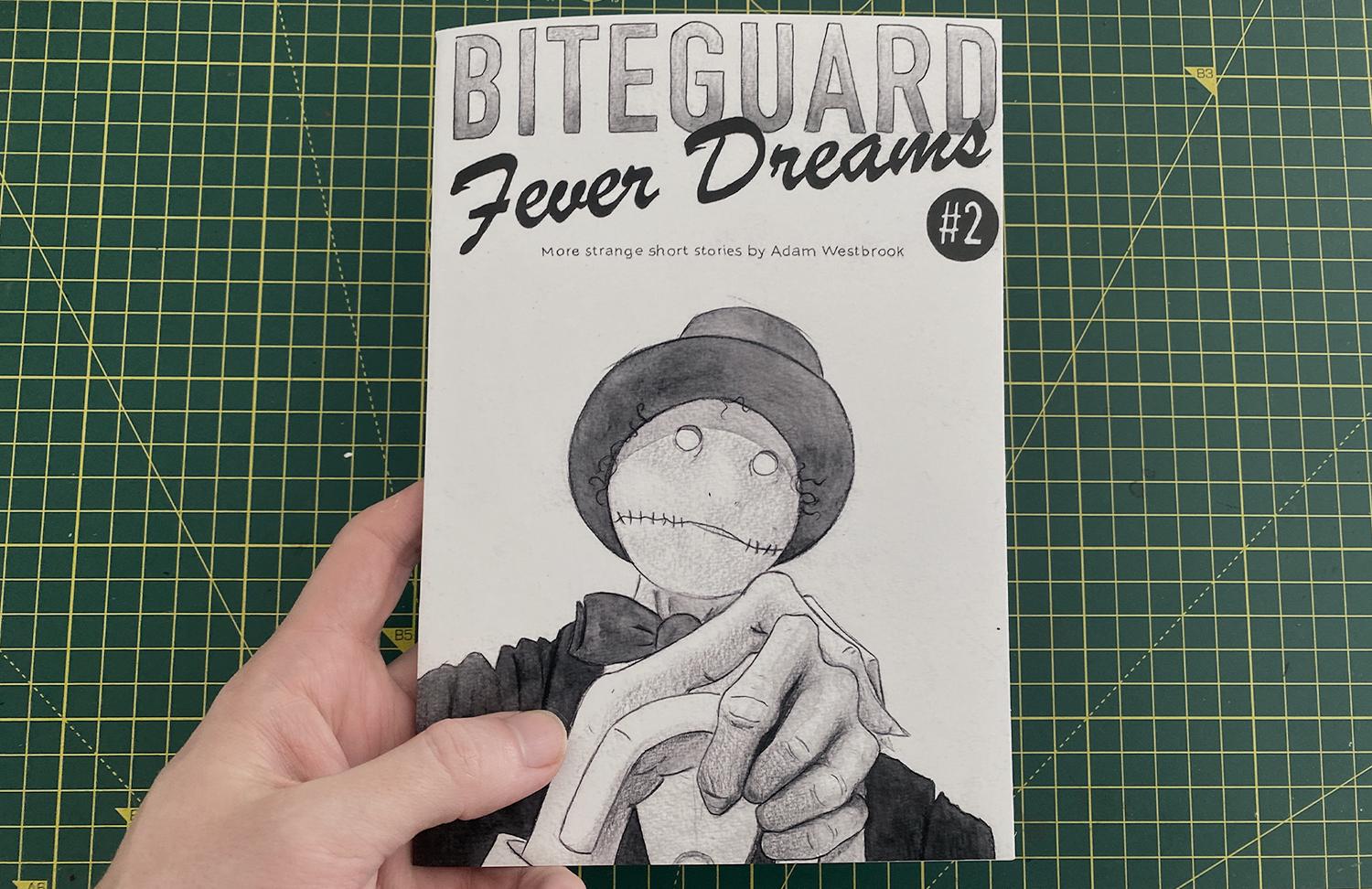 The front cover of Biteguard Fever Dreams 2 by Adam Westbrook