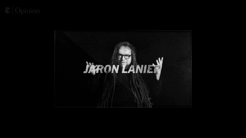 A screenshot from Jaron Lanier Fixes The Internet