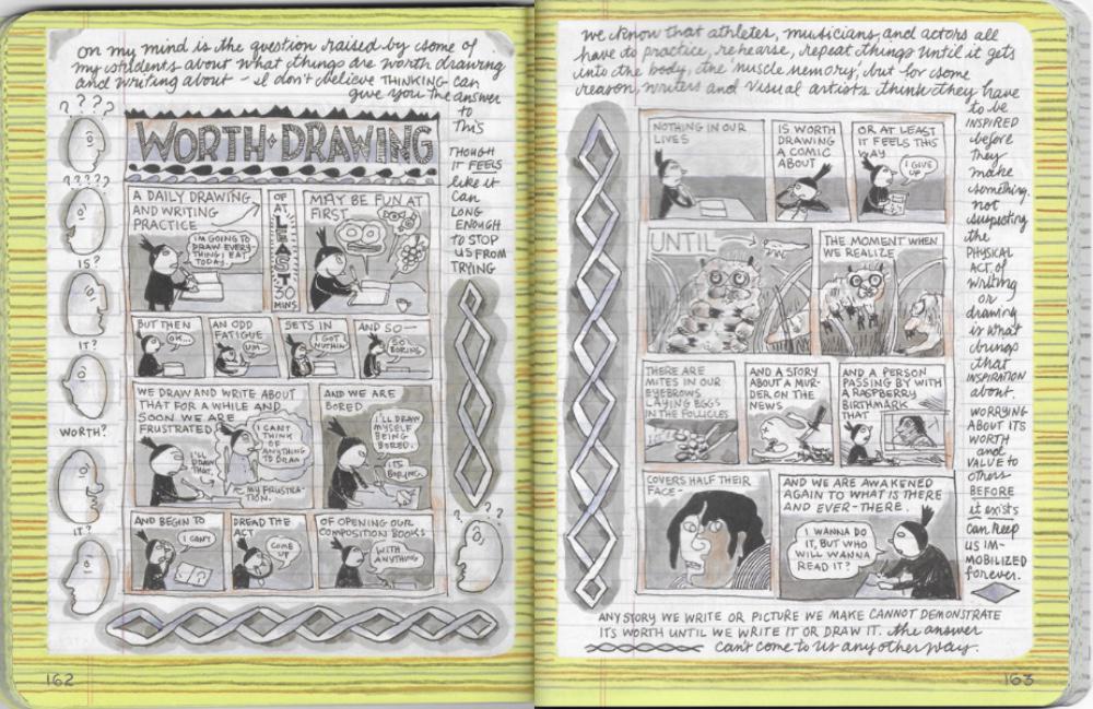 Pages from <em>Syllabus</em> by Lynda Barry