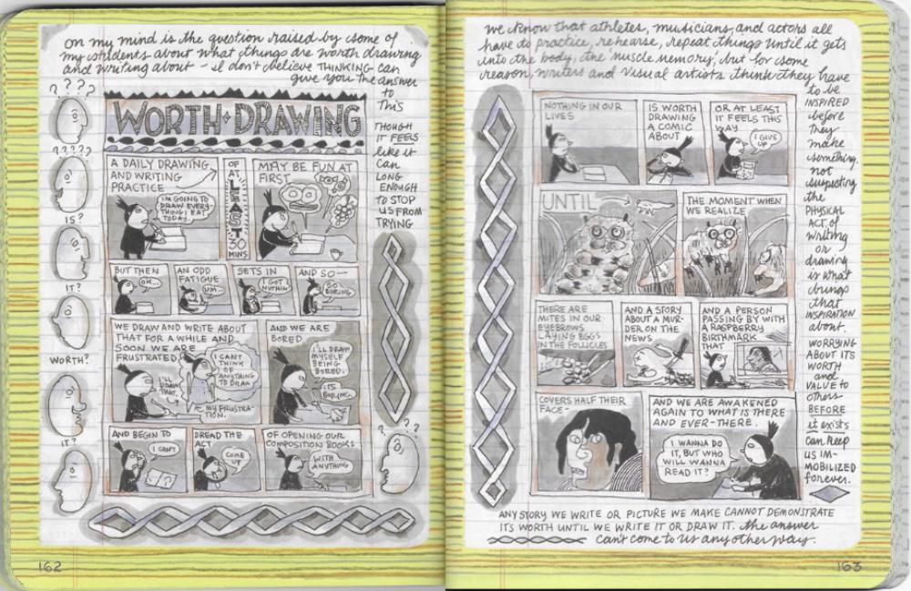 Pages from Syllabus by Lynda Barry