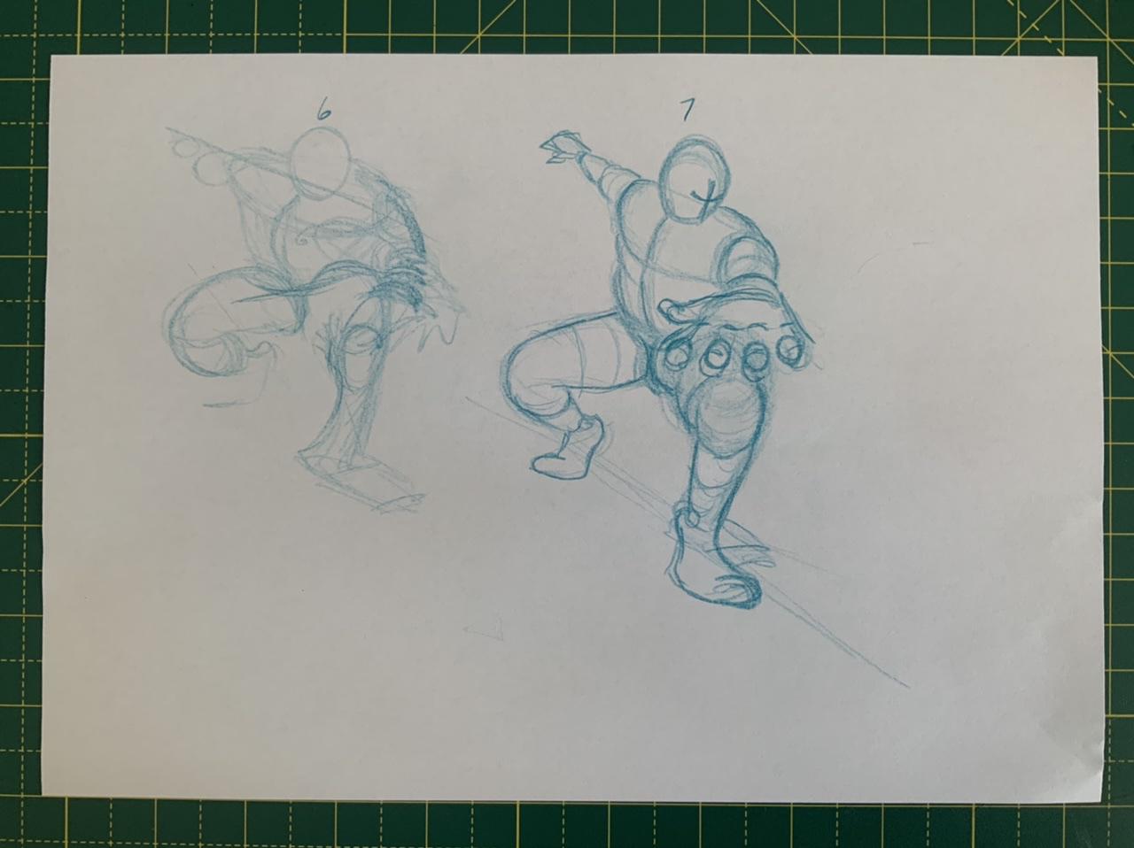 A page from Adam Westbrook’s sketchbook