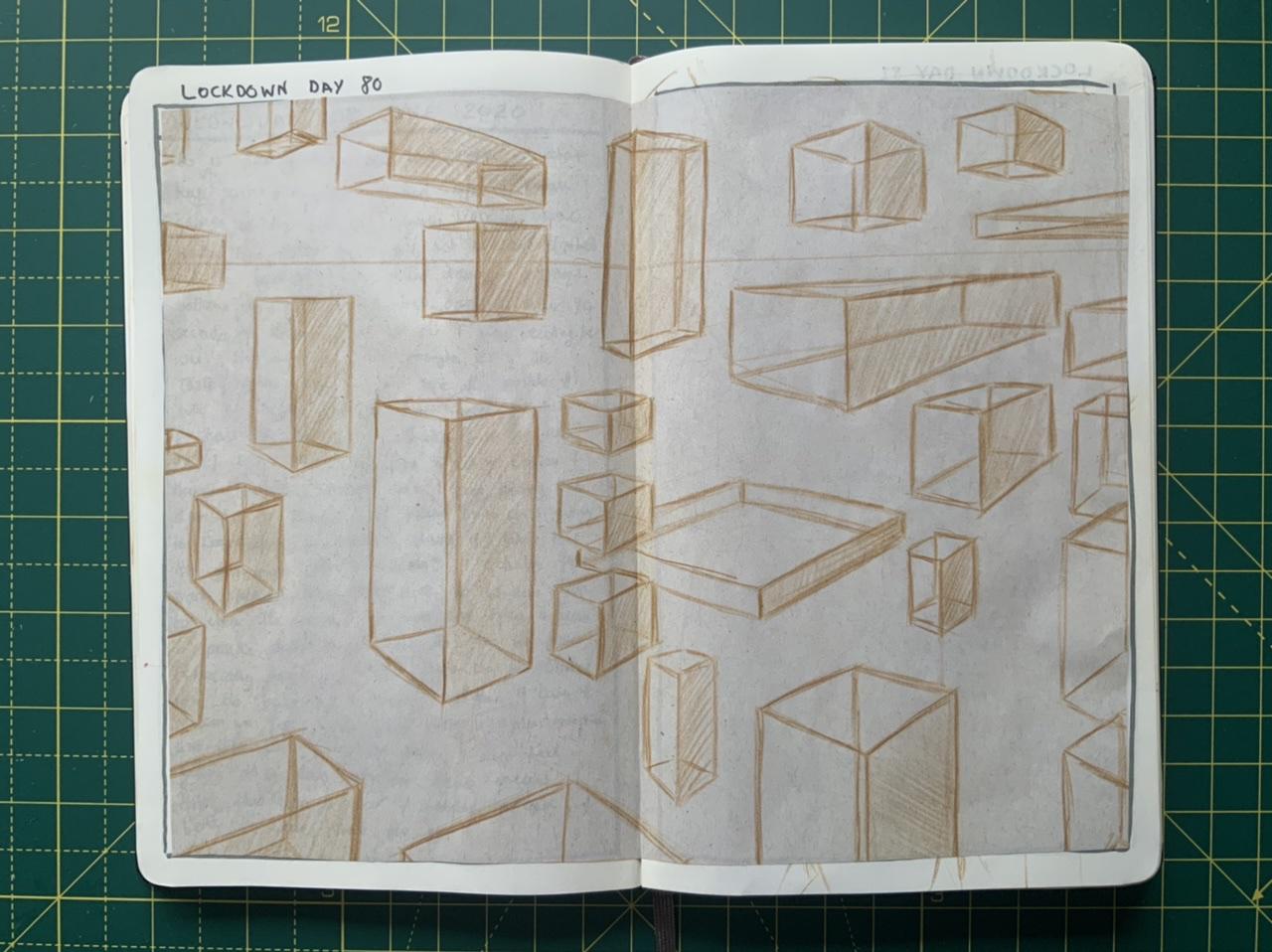 Pencil sketches from Adam Westbrook’s sketchbook