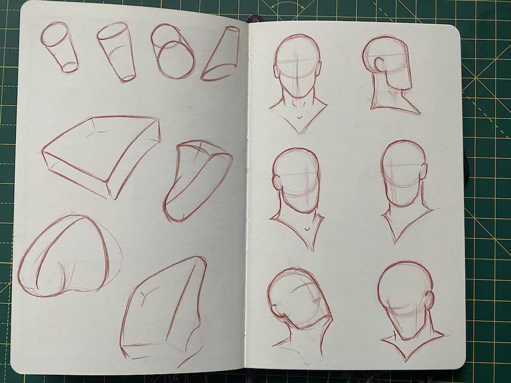 Volumetric sketches by Adam Westbrook