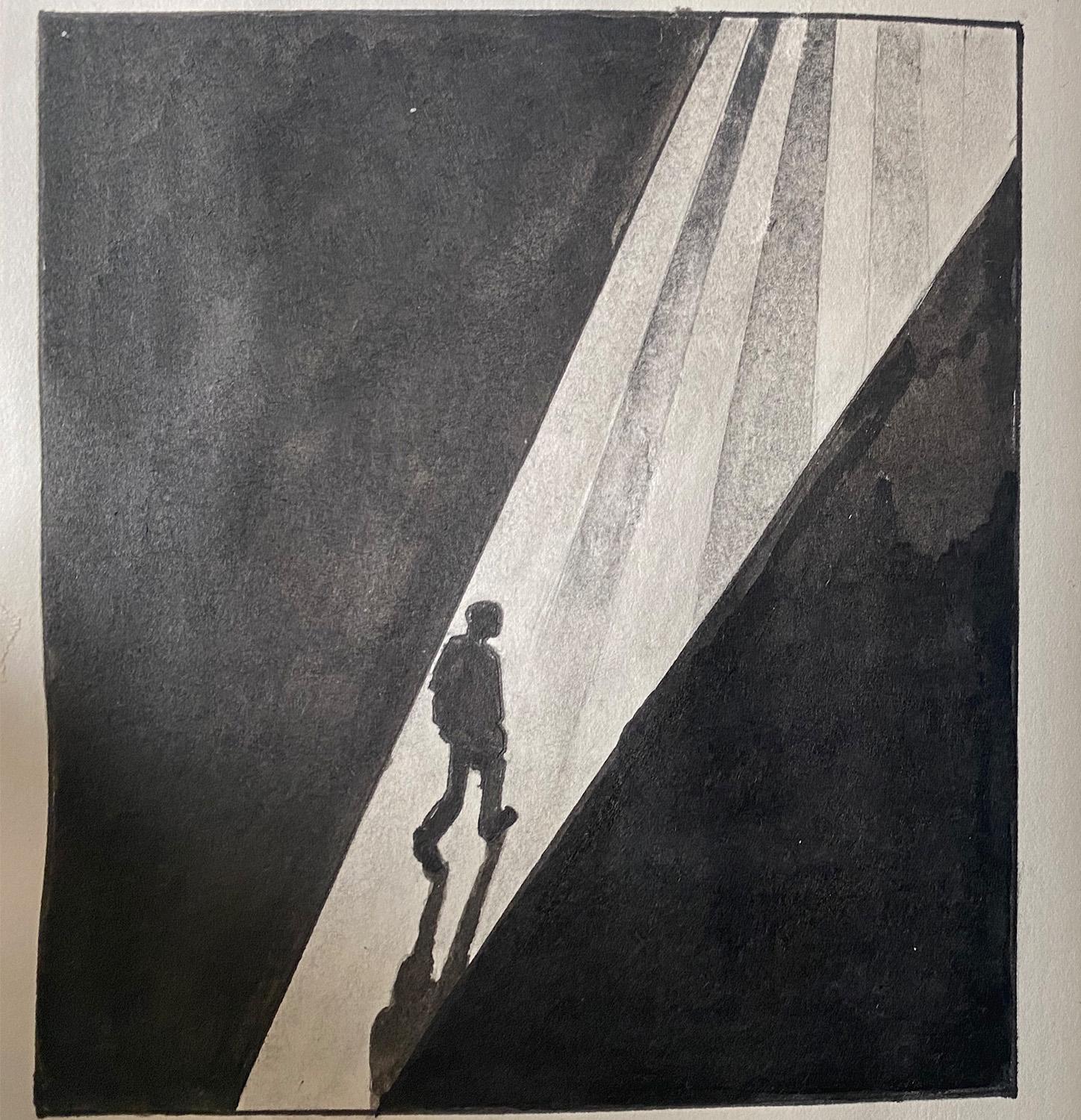 A page from Adam&rsquo;s sketchbook