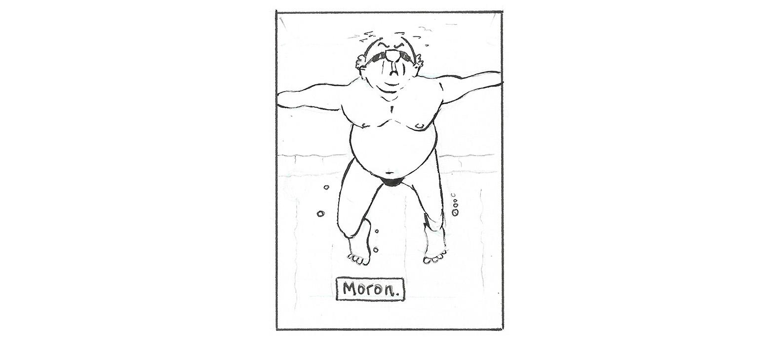 A panel from Aquanimity, a comic by Adam Westbrook