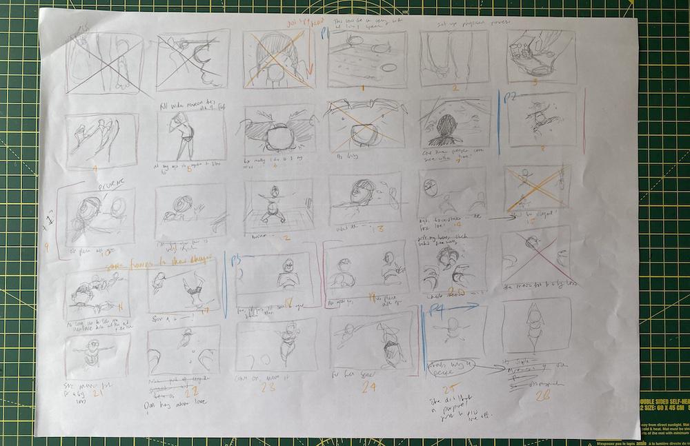 A page of thumbnails by Adam Westbrook