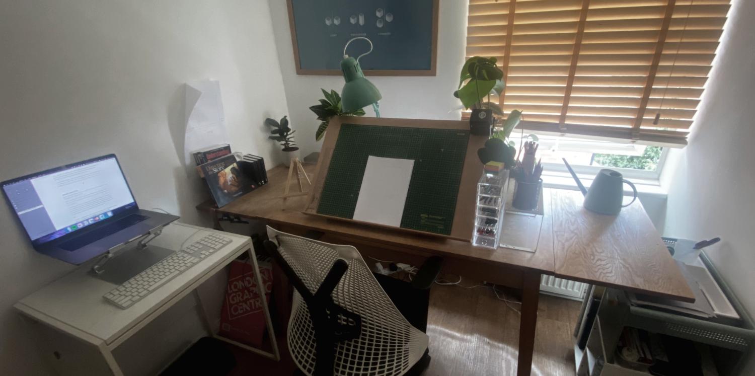 A photograph of Adam&rsquo;s London studio