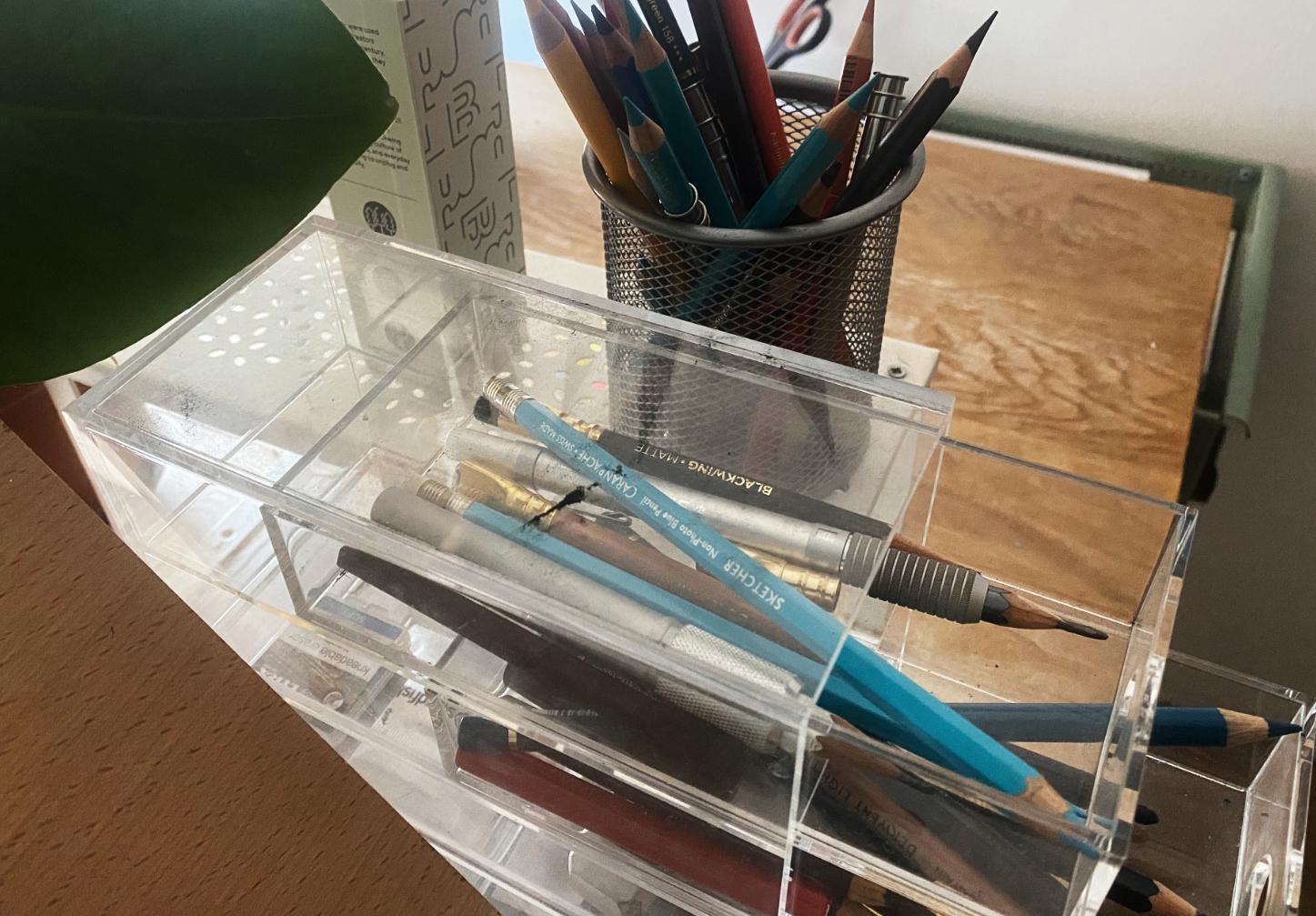 A photograph of Adam&rsquo;s pencil draws