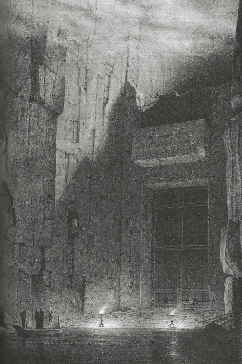 A panel from Dante's Inferno, The Graphic Adaption by The Brizzi Brothers